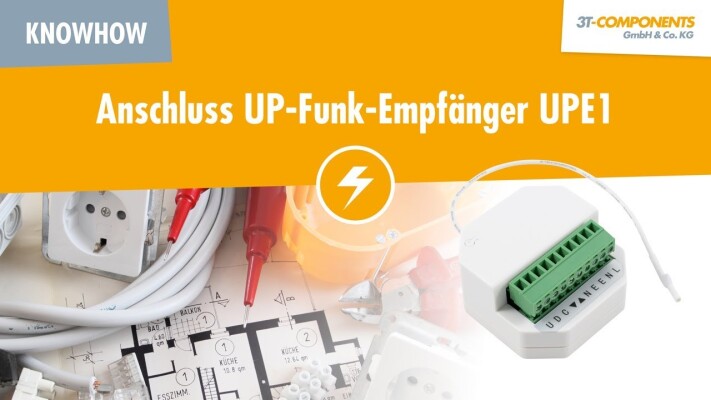 Anschluss UP-Funk-Empfänger UPE1 - Anschluss UP-Funk-Empfänger UPE1